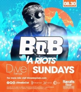 Dive Day Club BOB La Riots Promo Code Harrahs