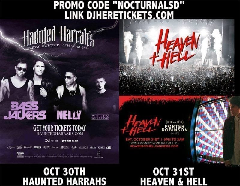 Haunted Harrahs Heaven Hell Halloween Discount code 2015 san diego