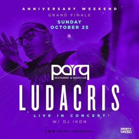 Parq San Diego Ludacris Promo Code Discount Tickets