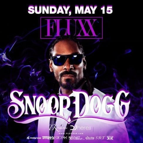 Snoop Dog Fluxx San Diego Discount Promo Code Tickets guest list