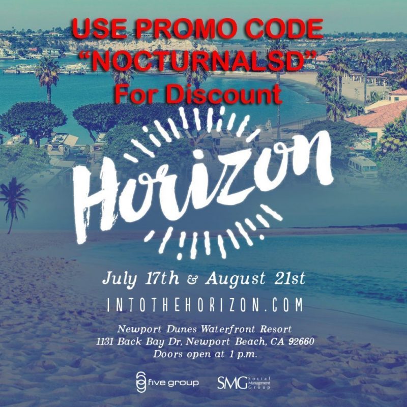 Horizon Beach Newport Discount Promo Code Tickets orange county event calendar 2016
