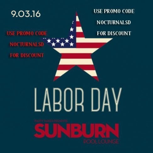 SunBurn Labor Day 2016 TICKET DISCOUNT PROMO CODE Hard Rock Pool for sale VIP