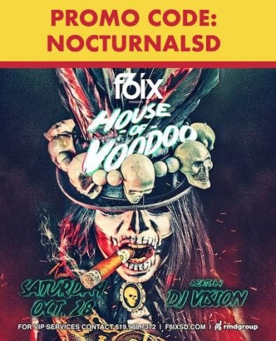 f6ix halloween 2016 san diego gaslamp discount promo code tickets vip voodoo vip bottle table entry guest list costume party hip hop