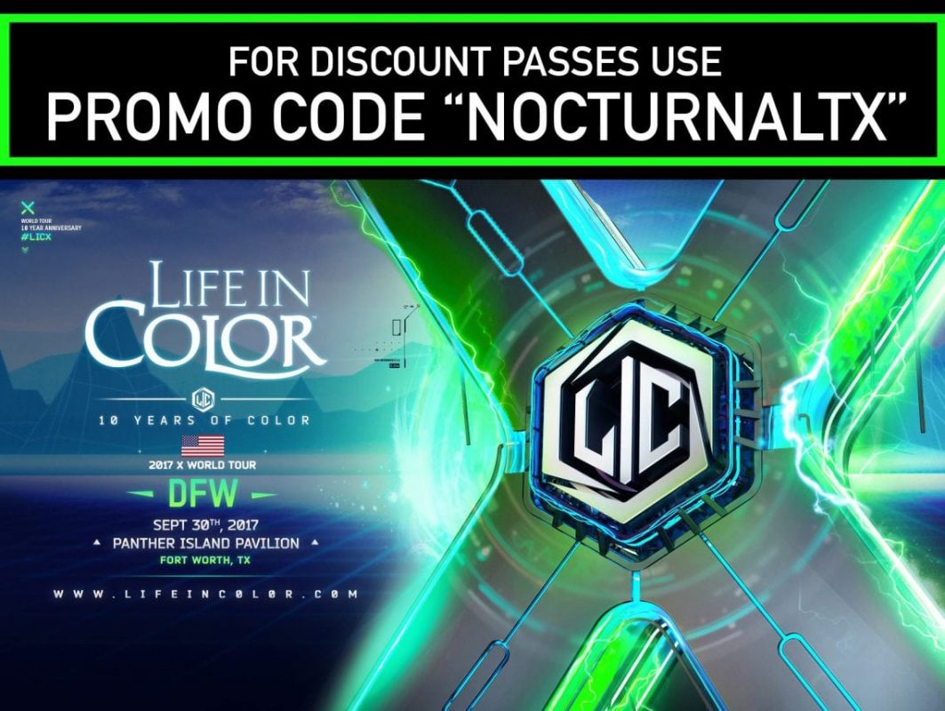 Life In Color 2017 Dallas Tickets Discount Promo Code Nocturnalsd