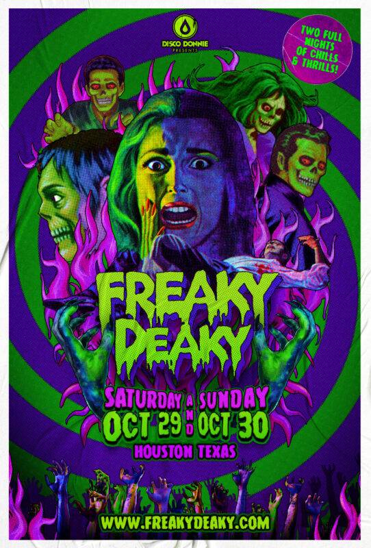 Freaky Deaky Promo Code, Texas, 2022, discounted tickets, passes, vip, express, to the largest Halloween party in Houston, Best Halloween Parties