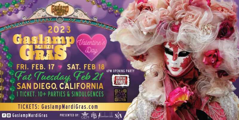 Mardi Gras Gaslamp Promo Code, Fat Tuesday Pub Crawl San Diego, Mardi Gras Bar Crawl, Discount Tickets, Best San Diego Mardi Gras Parties