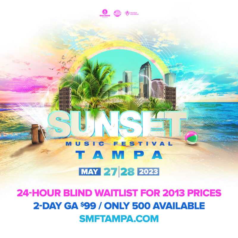 SMF Promo Code, SMF Festival, Sunset Music Festival, 202, 3Discount Tickets, Tampa Florida, Lineup, GA, May, Saturday, Sunday, Sunset Promo Code