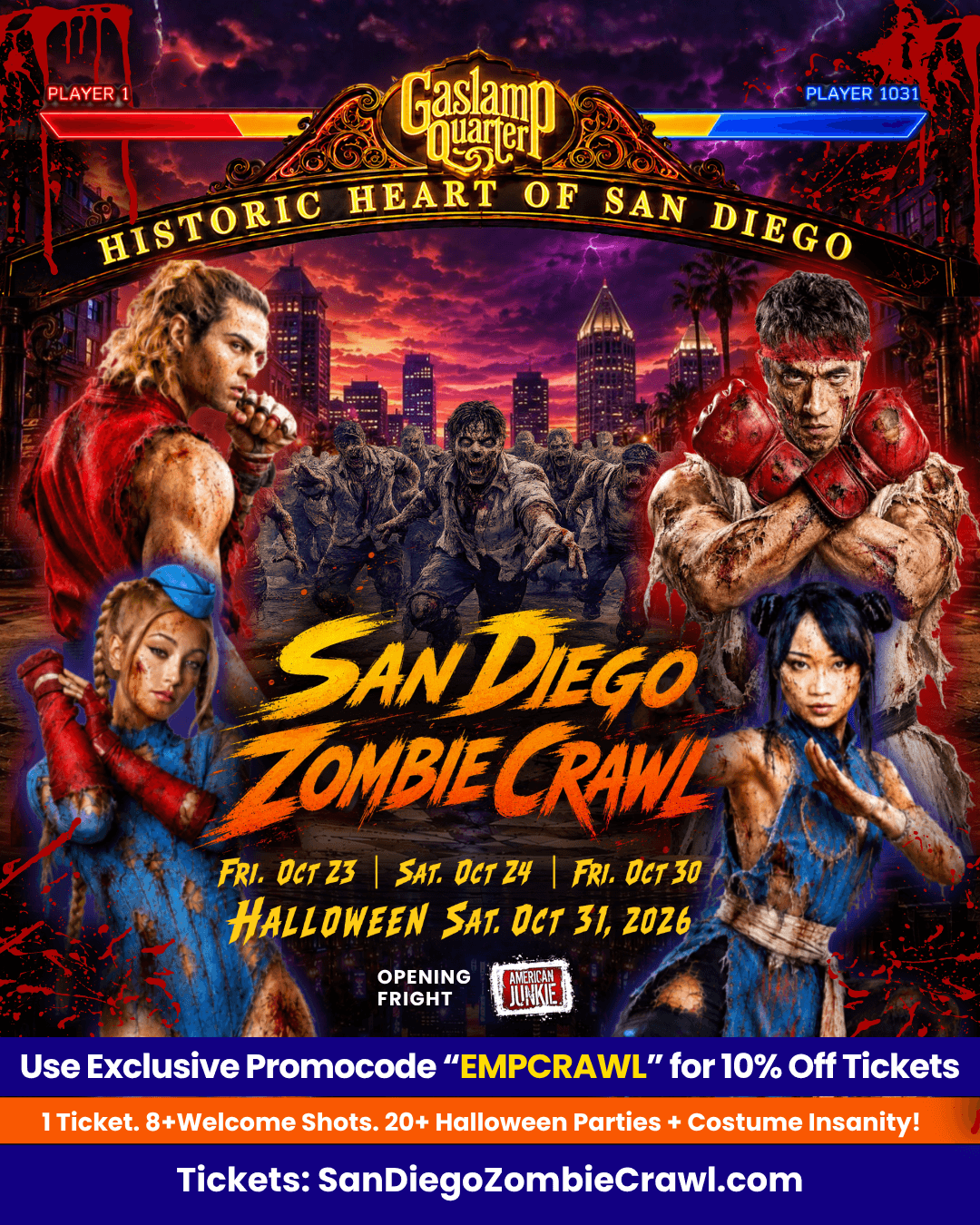 San Diego Zombie Crawl Promo Code — San Diego Zombie Crawl Promo Code