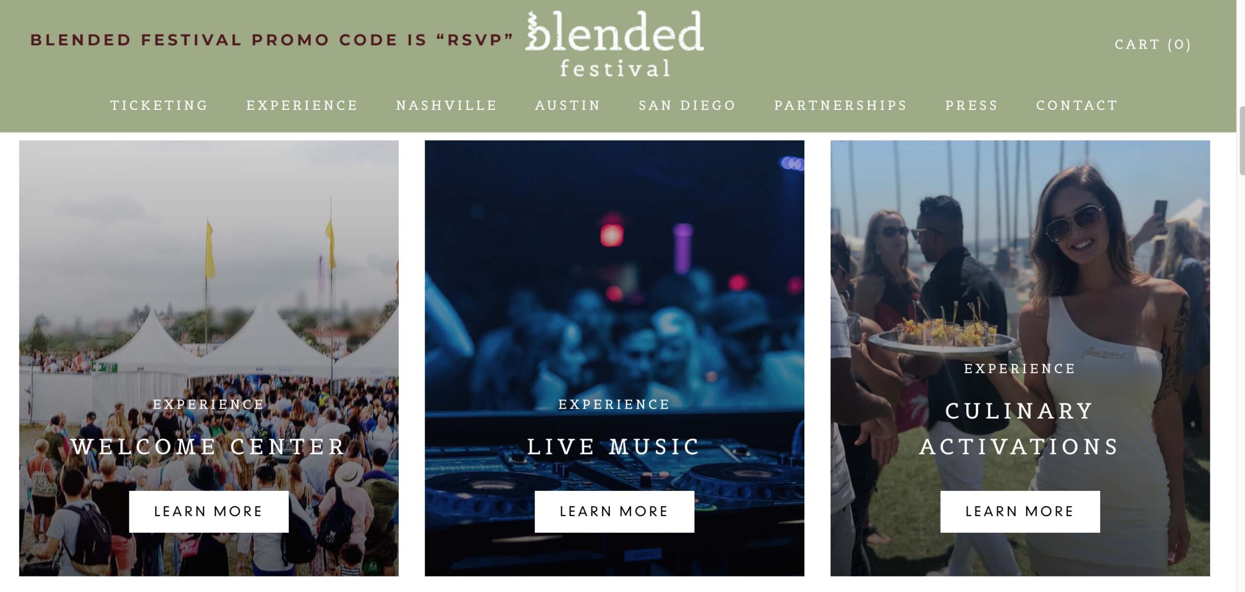 blended festival Nashville promo code 2021