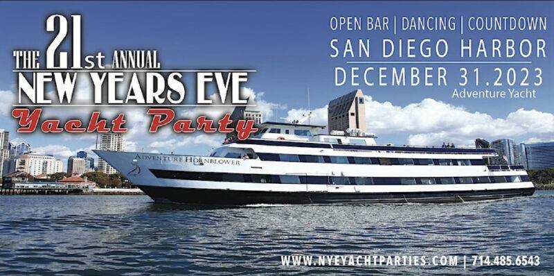 NYE Yacht Party San Diego Promo Code, 2023, New Years Eve, Spirit of San Diego, Best NYE San Diego Parties, Boat, Celebrate, Celebration, Harbor, Discount Tickets