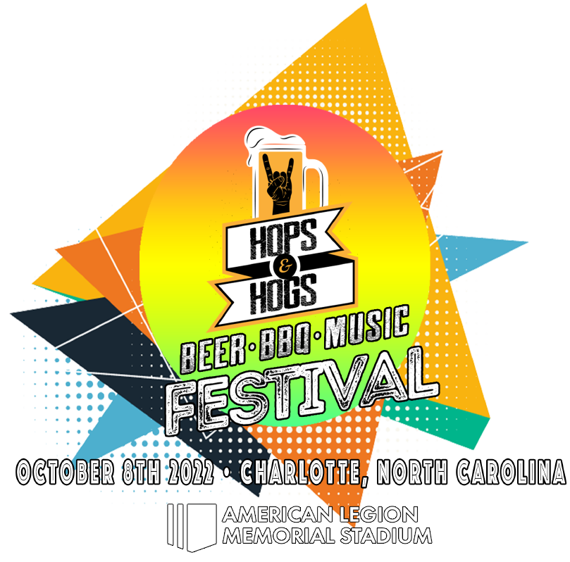 Hops and Hogs Festival Promo Code, Discount Tickets, GA, General Admission, VIP, Music, Food, Beer, DJ, Charlotte, NC, American Legion Memorial Stadium