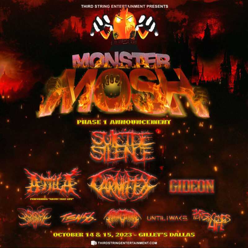 Monster Mosh Dallas Promo Code, 2023, Discount Tickets, 2-Day, VIP Passes, Texas, South Side Music Hall, Halloween Party