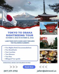 Tokyo and Osaka Tour Package