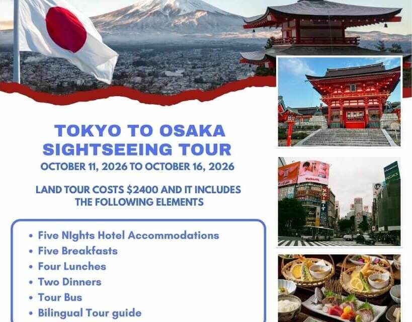 Tokyo and Osaka Tour Package