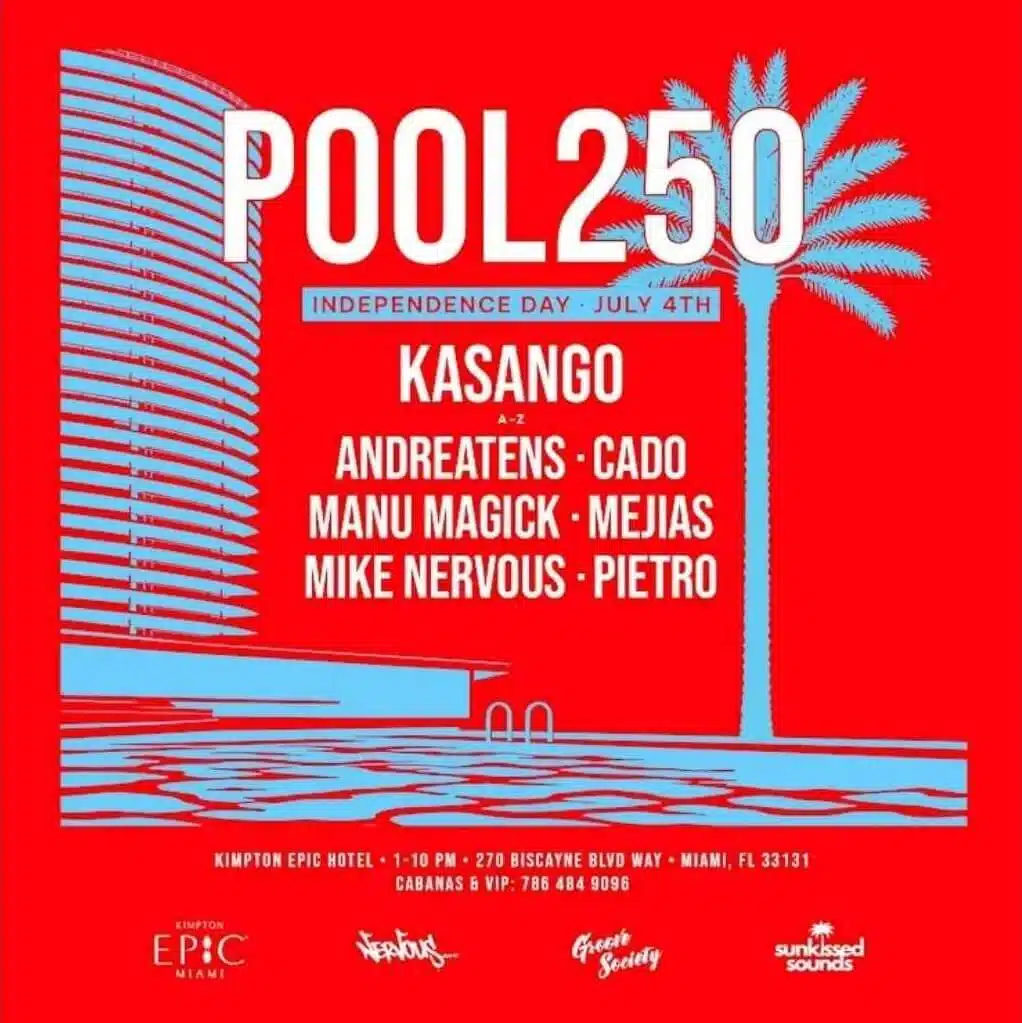 Pool250 Kasango Miami Promo Code — POOL250 Kasango Miami Promo Code